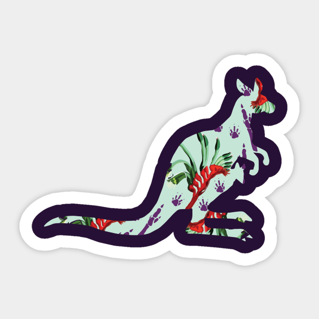 Kangaroo Paw Sticker by yasminrose